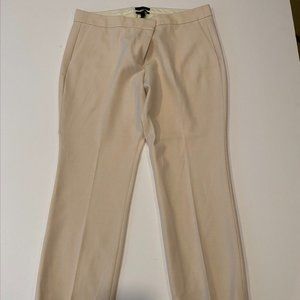 NWOT J. Crew dark cream wool blend pants 16